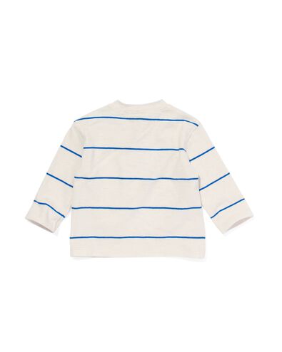 Baby-Shirt, Streifen kobaltblau 80 - 33197044 - HEMA