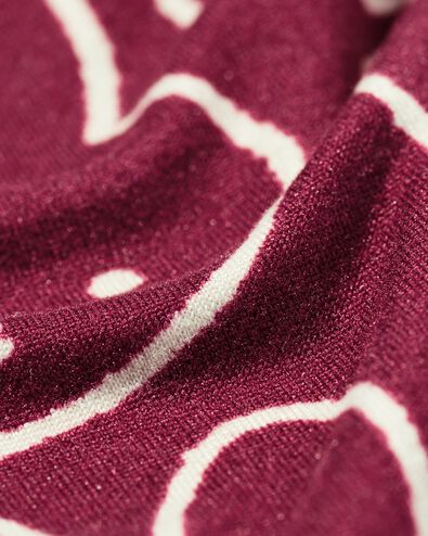 Miffy Damenpyjama aus Mikrofaser bordeauxrot - 23400980BURGUNDYRED - HEMA