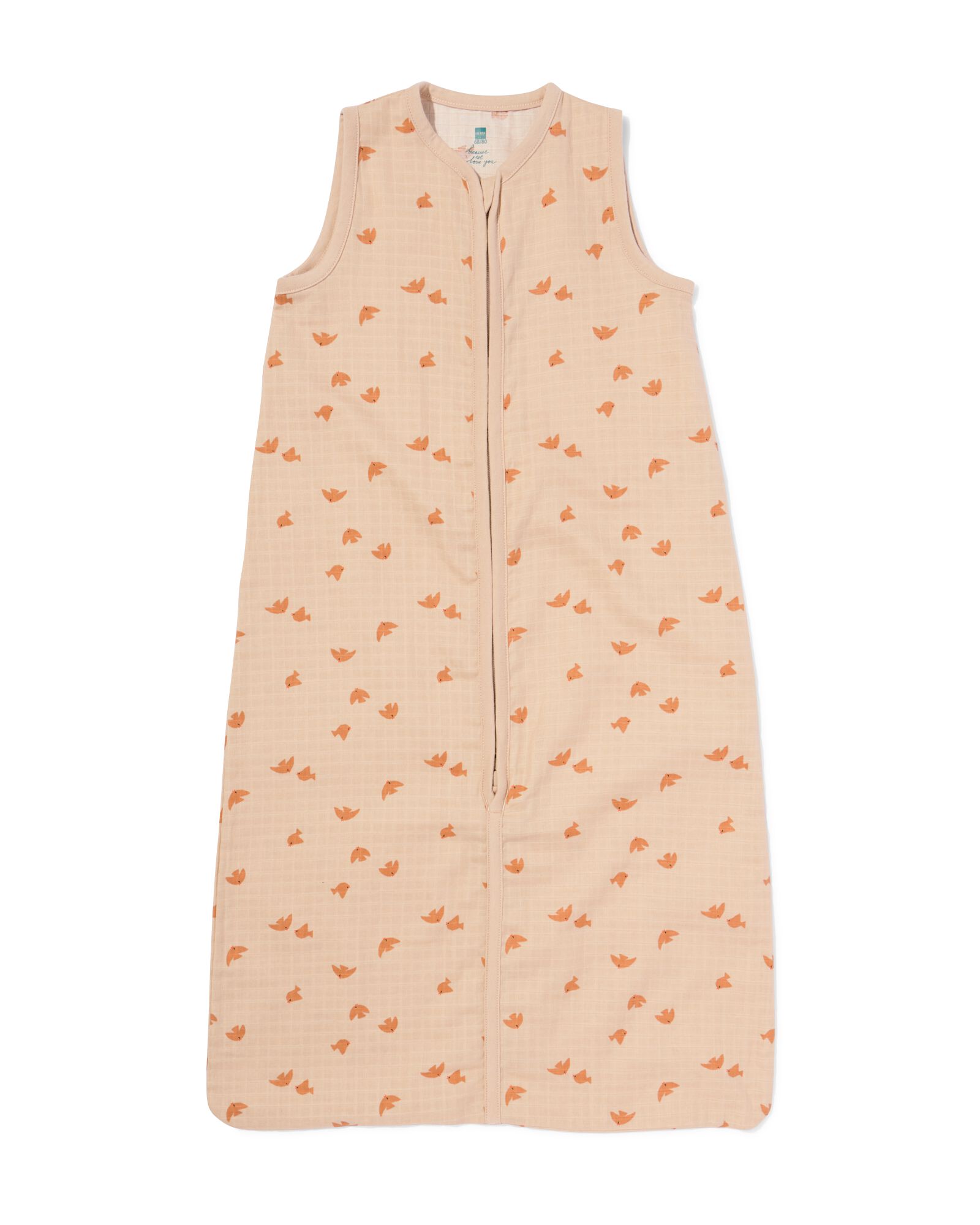 gigoteuse sans manches en coton pour b&eacute;b&eacute; 0.5tog beige - 33397640BEIGE - HEMA