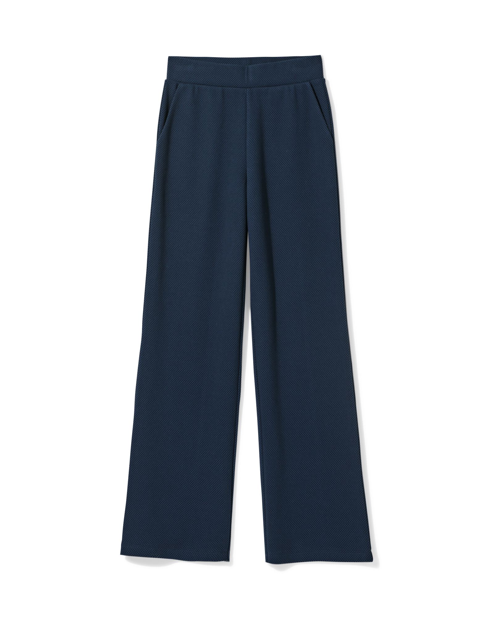 damesbroek Kacey regular fit  donkerblauw donkerblauw - 36301780DARKBLUE - HEMA