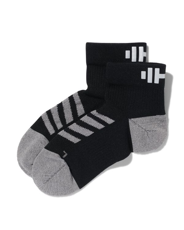 chaussettes de randonnée - 2 paires noir noir - 4130010BLACK - HEMA