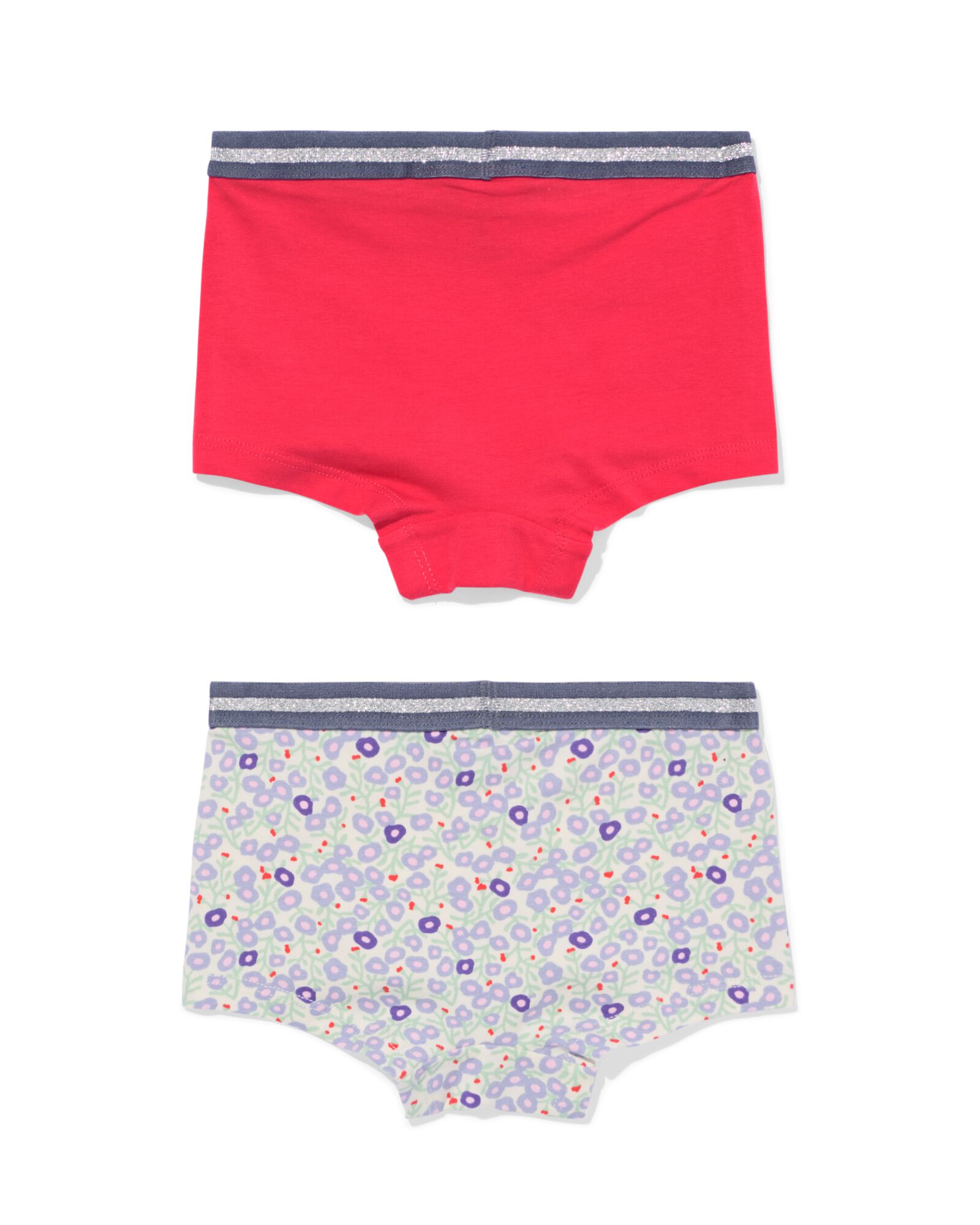 kinderboxers bloem - 2 stuks roze roze - 19390270PINK - HEMA