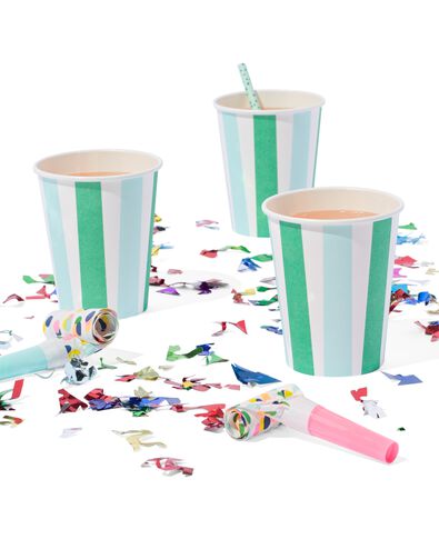 gobelets bleus lot de 8  - 14250063 - HEMA