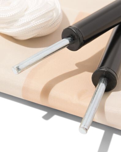 Windschutz, 9 &times; 62 cm, gestreift, beige - 41800237 - HEMA