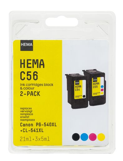 C56, kompatibel mit Canon PG-540XL +  CL-541XL - 38320003 - HEMA