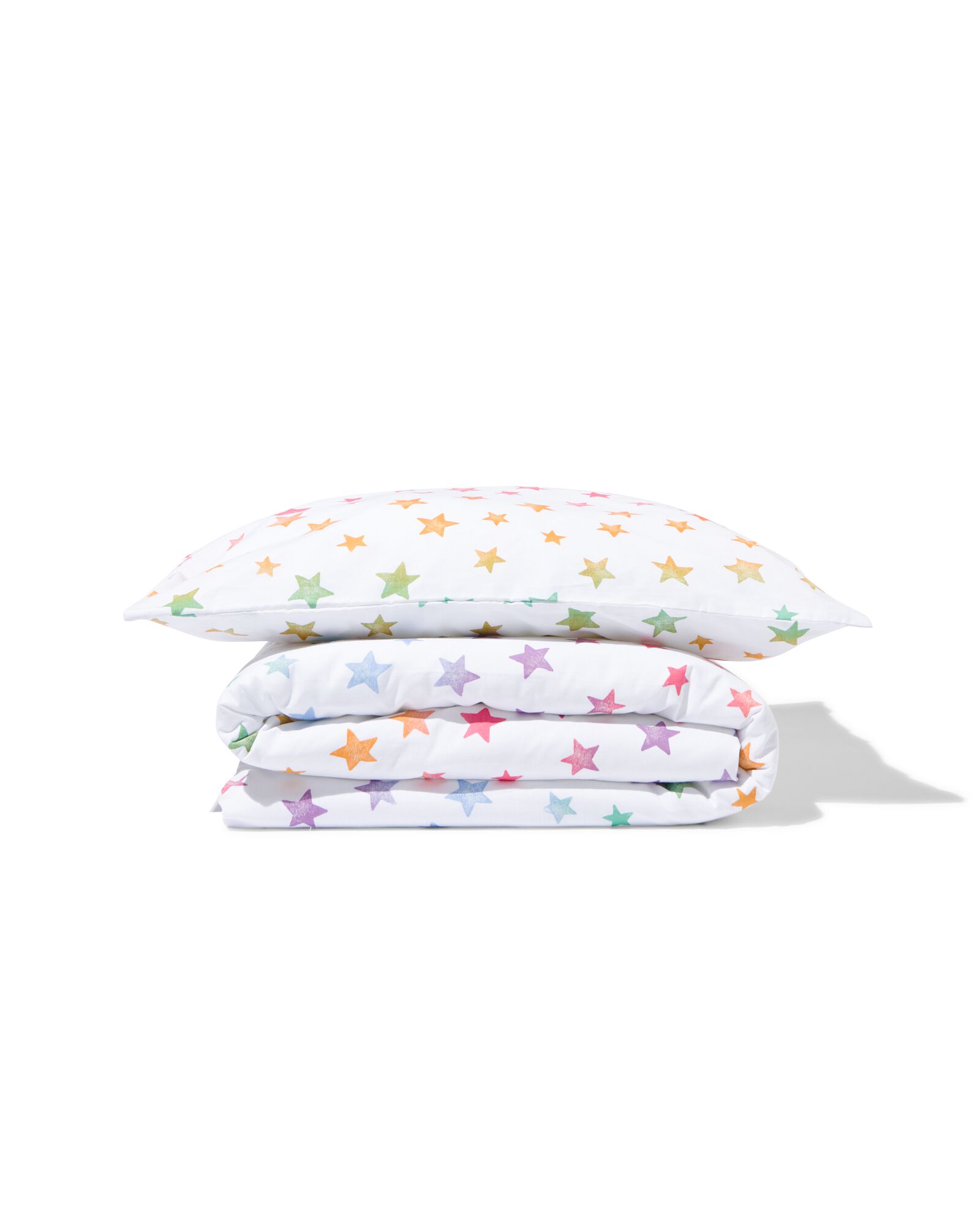 housse de couette tout-petits 120x150 coton doux &eacute;toiles - 5730217 - HEMA