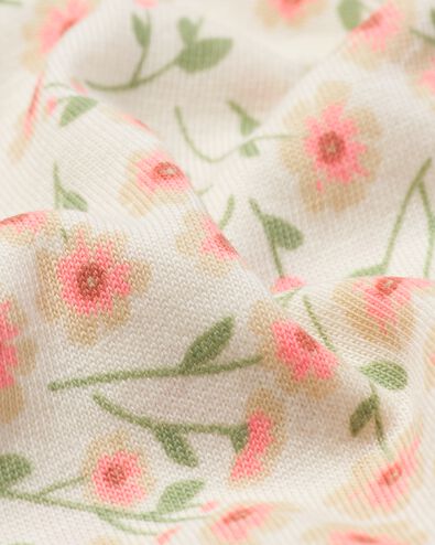 pyjacourt bébé coton fleurs rose rose - 33309430PINK - HEMA