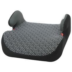 Auto-Kindersitzerhöhung, 15 – 36 kg, schwarz mit weißen Punkten - 41700009 - HEMA