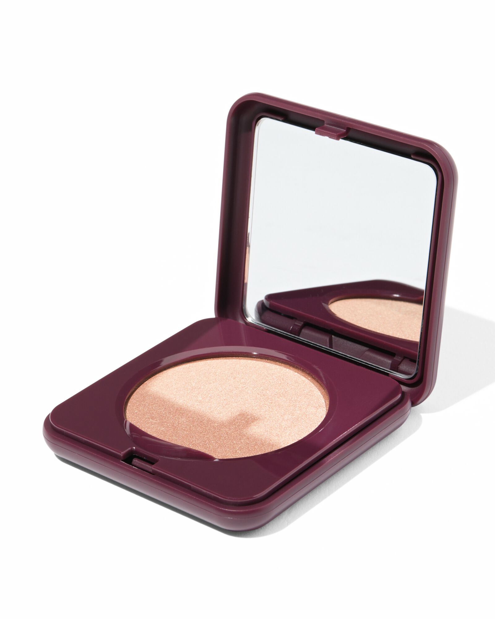 bo&icirc;te de poudre rechargeable pour blush ou surligneur, rouge fonc&eacute; - 11290426 - HEMA