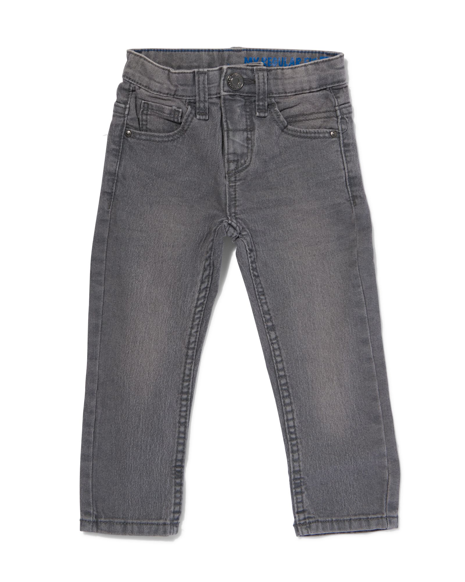 Kinder-Jeans, Regular Fit grau 128 - 30765849 - HEMA