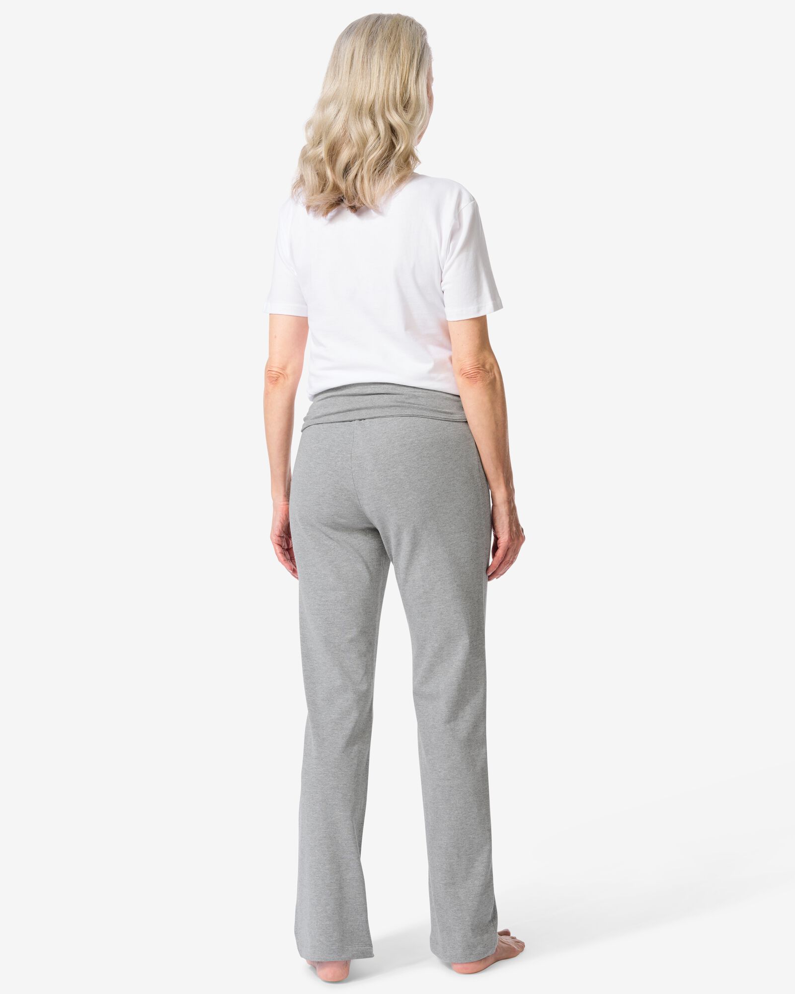 Damen-Yogahose graumeliert graumeliert - 36040053GREYMELANGE - HEMA