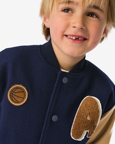 Kinderbomberjacke PU-Leder blau blau - 30705838BLUE - HEMA