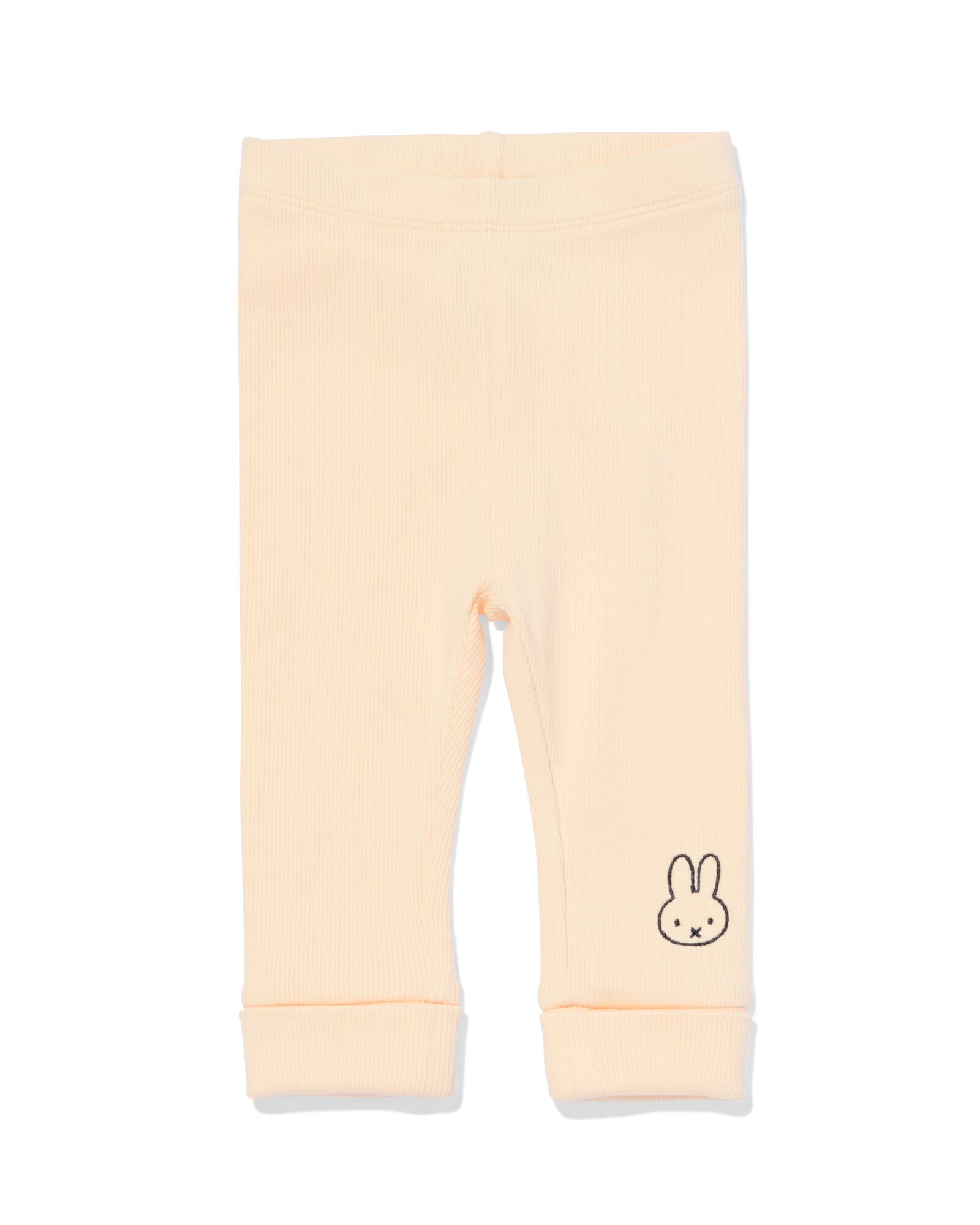 legging Miffy &eacute;volutif nouveau-n&eacute; c&ocirc;tel&eacute;  &eacute;cru &eacute;cru - 33443520ECRU - HEMA