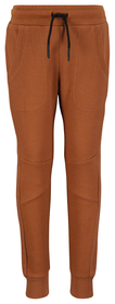 pantalon sweat enfant relief marron marron - 1000028126 - HEMA