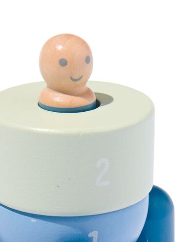 stapelraket hout 22cm - 15130140 - HEMA