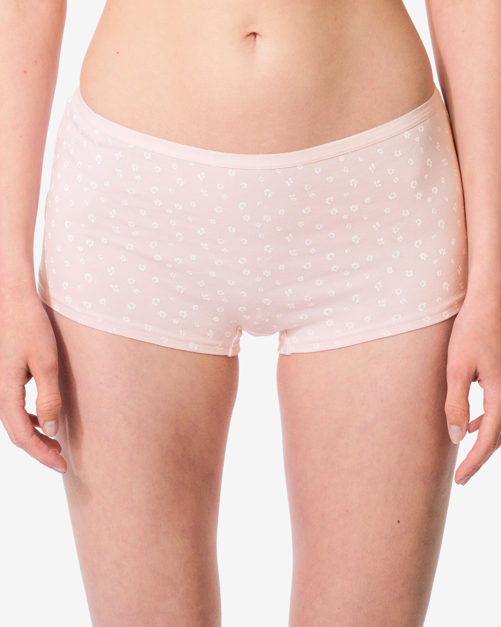 boxers femme coton fleurs - lot de 2 rose p&acirc;le rose p&acirc;le - 19602254LIGHTPINK - HEMA