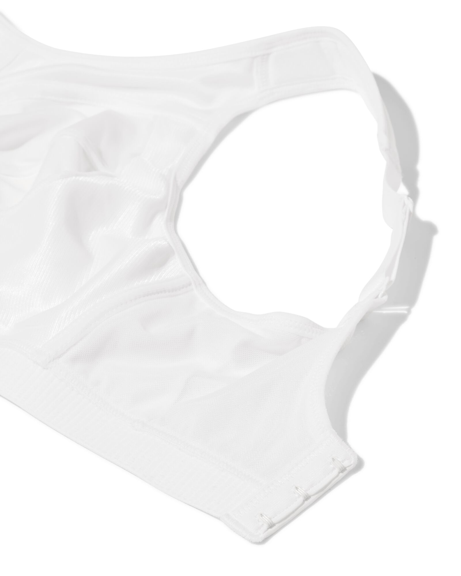 soutien-gorge de sport non pr&eacute;form&eacute; maintien robuste sans armatures blanc blanc - 21701202WHITE - HEMA