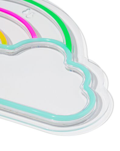 Neonlampe, 47,8 &times; 30,5 cm, Regenbogen - 38400054 - HEMA