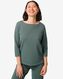t-shirt femme Kacey avec structure vert foncé L - 36253653 - HEMA