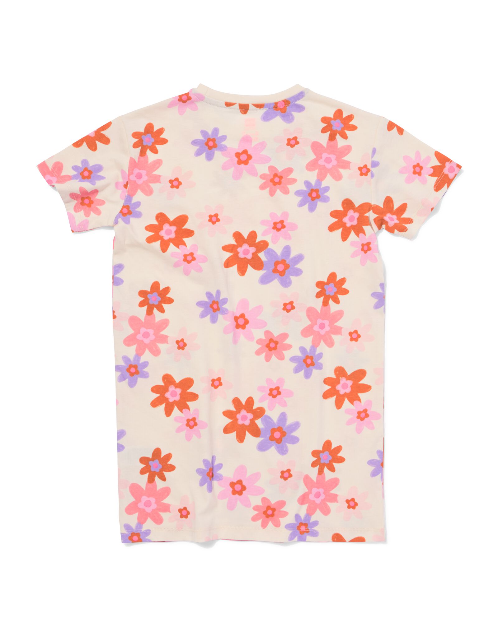 chemise de nuit enfant fleurs blanc cass&eacute; blanc cass&eacute; - 23003960OFFWHITE - HEMA