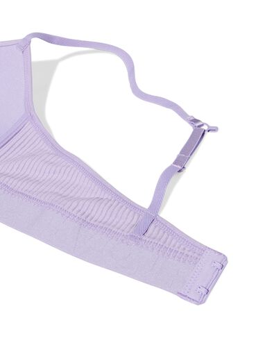 voorgevormde bh zonder beugel lavendel lavendel - 21900130LAVENDER - HEMA