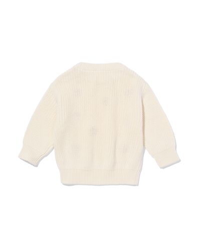Babypullover mit Blumen ecru ecru - 33073570ECRU - HEMA