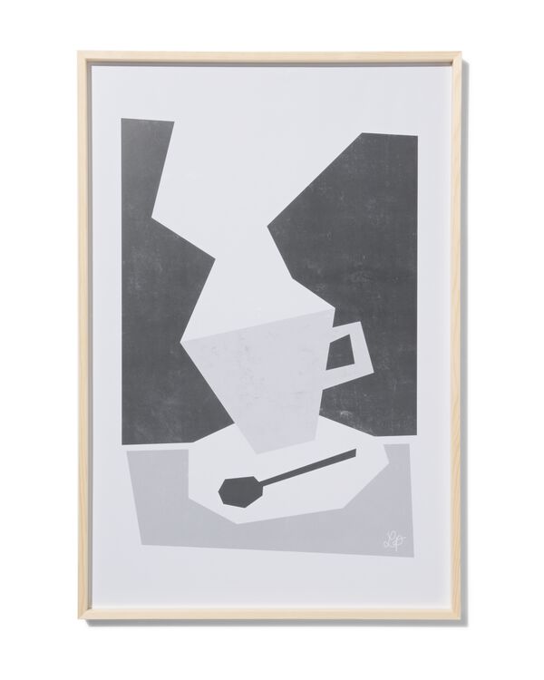 cadre photo 40x60 cm bois massif couleur noyer bois 40 x 60 - 2000000375 - HEMA