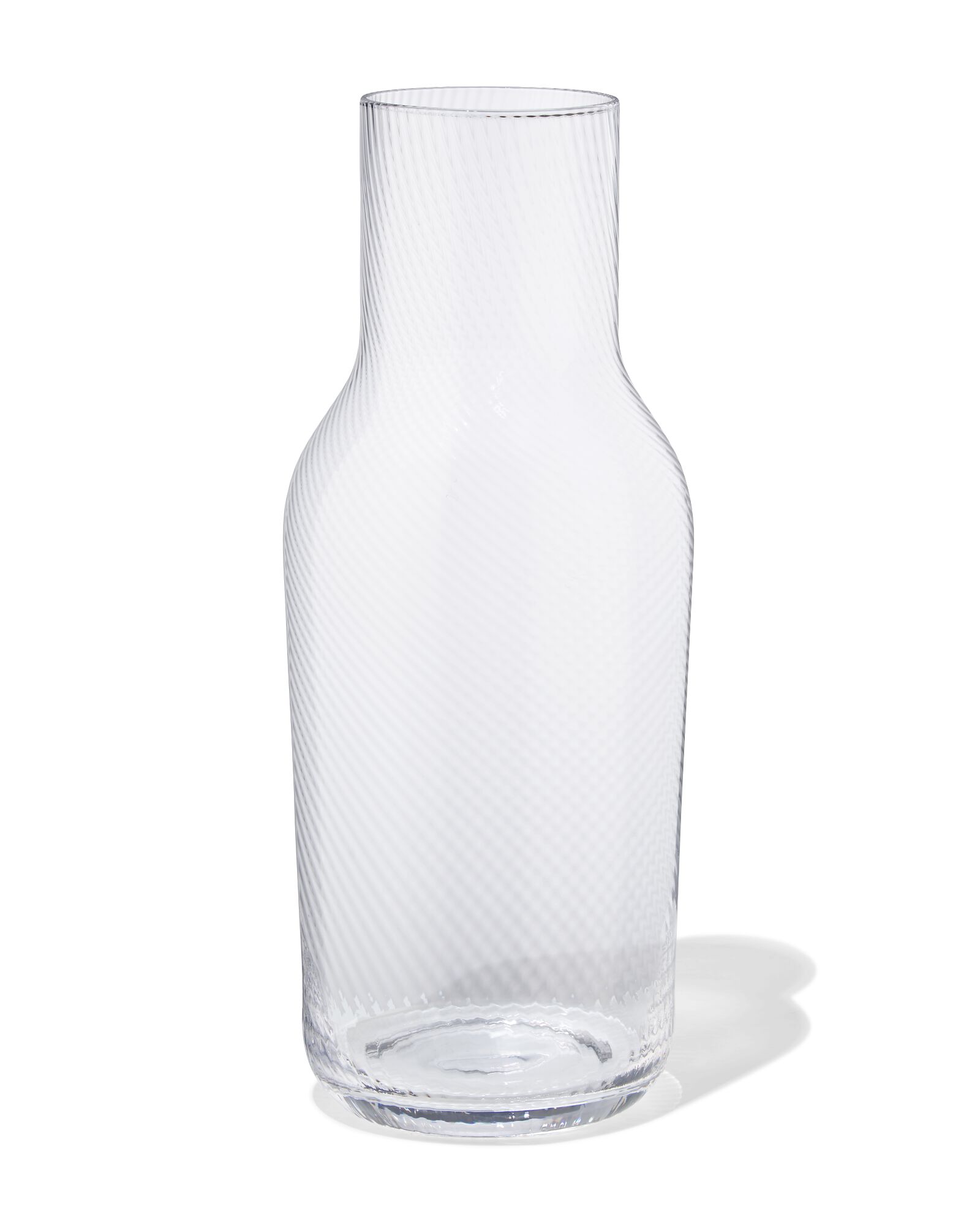 carafe 1,2L verre Bergen relief torsad&eacute; - 9401151 - HEMA