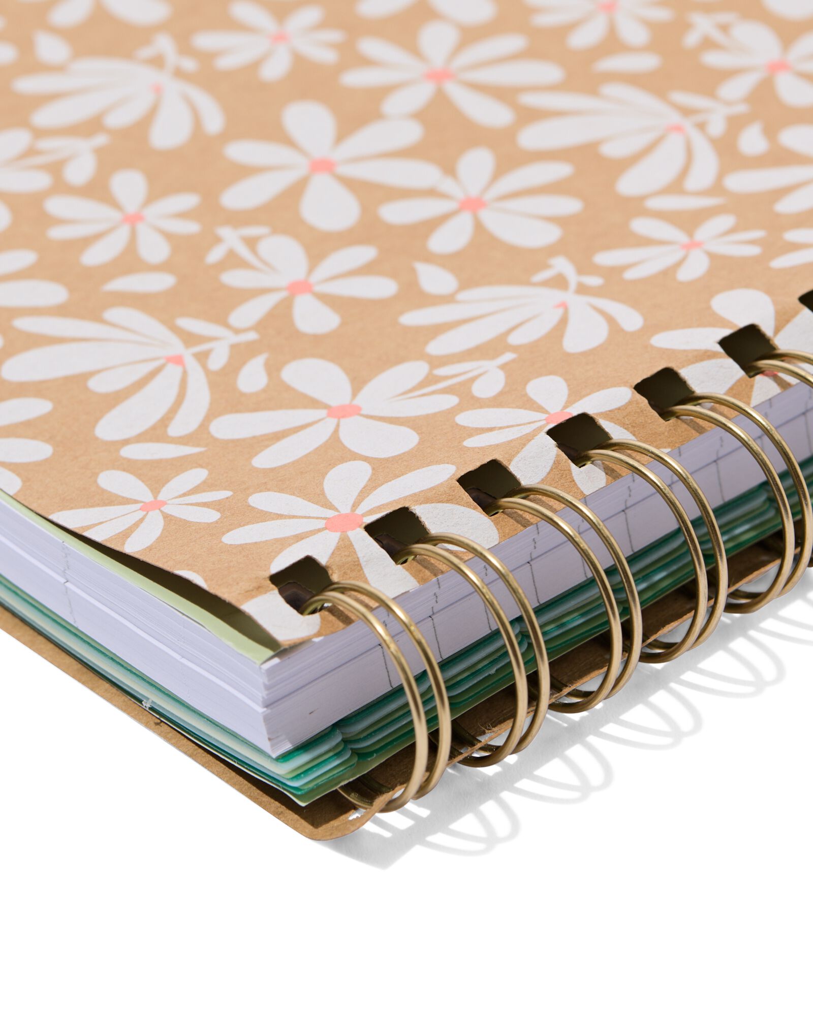 Collegeblock 10-in-1 A4 Blumen - 14106000 - HEMA