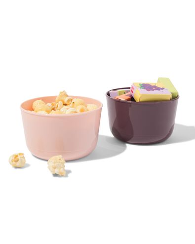 plateaux 11x8cm plastique - 2 pi&egrave;ces - 41800164 - HEMA