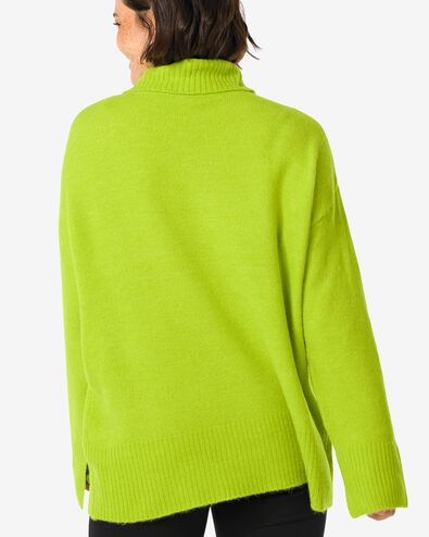 Rollkragenpullover f&uuml;r Damen &bdquo;Frankie&ldquo;, Feinstrick gr&uuml;n - 36366460GREEN - HEMA