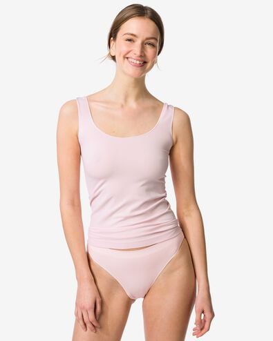 damesslip naadloos micro lichtroze - 19602928LIGHTPINK - HEMA