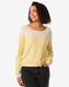 Damen-Pullover Olga, Streifen gelb XL - 36352464 - HEMA