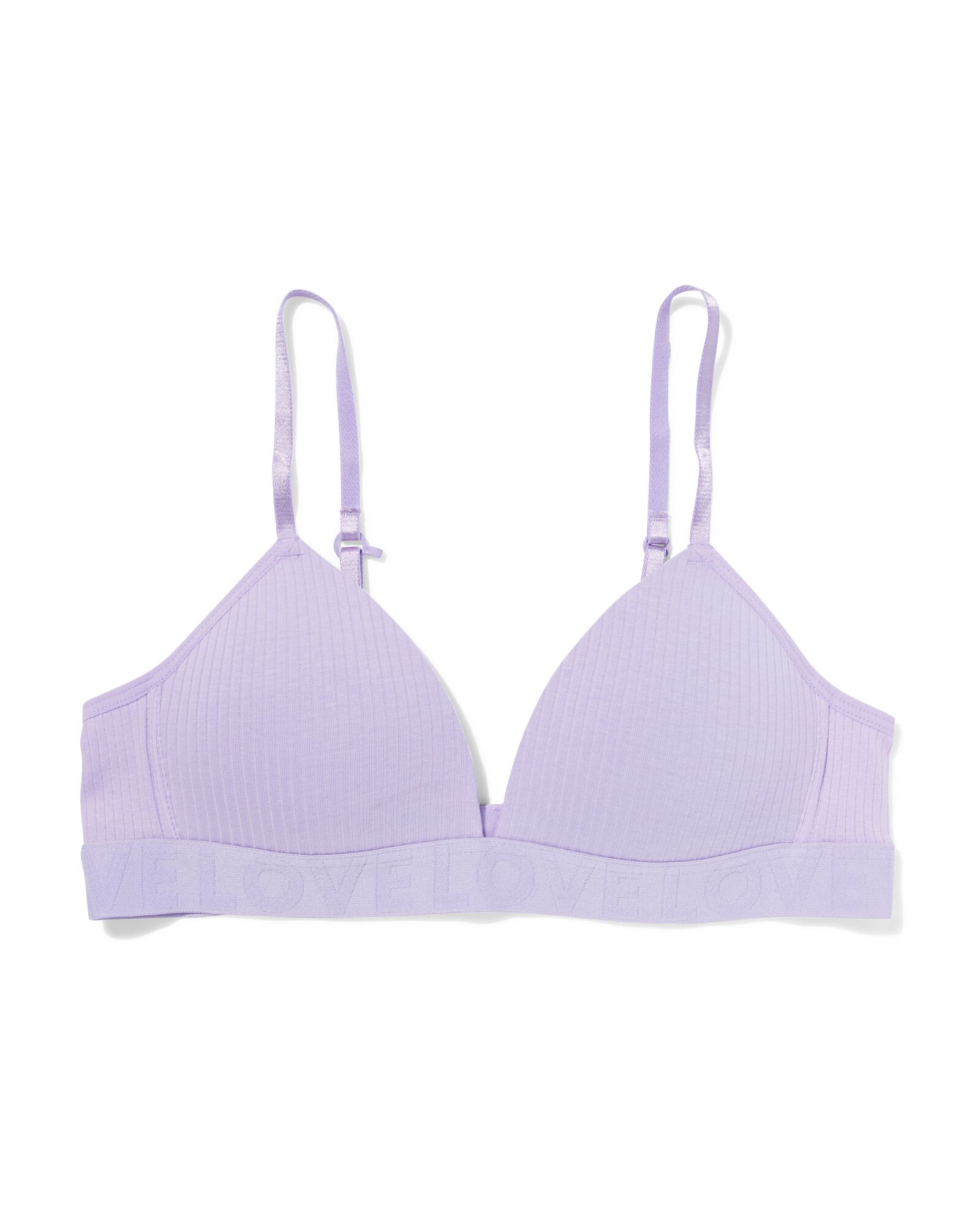 voorgevormde bh zonder beugel lavendel lavendel - 21900130LAVENDER - HEMA