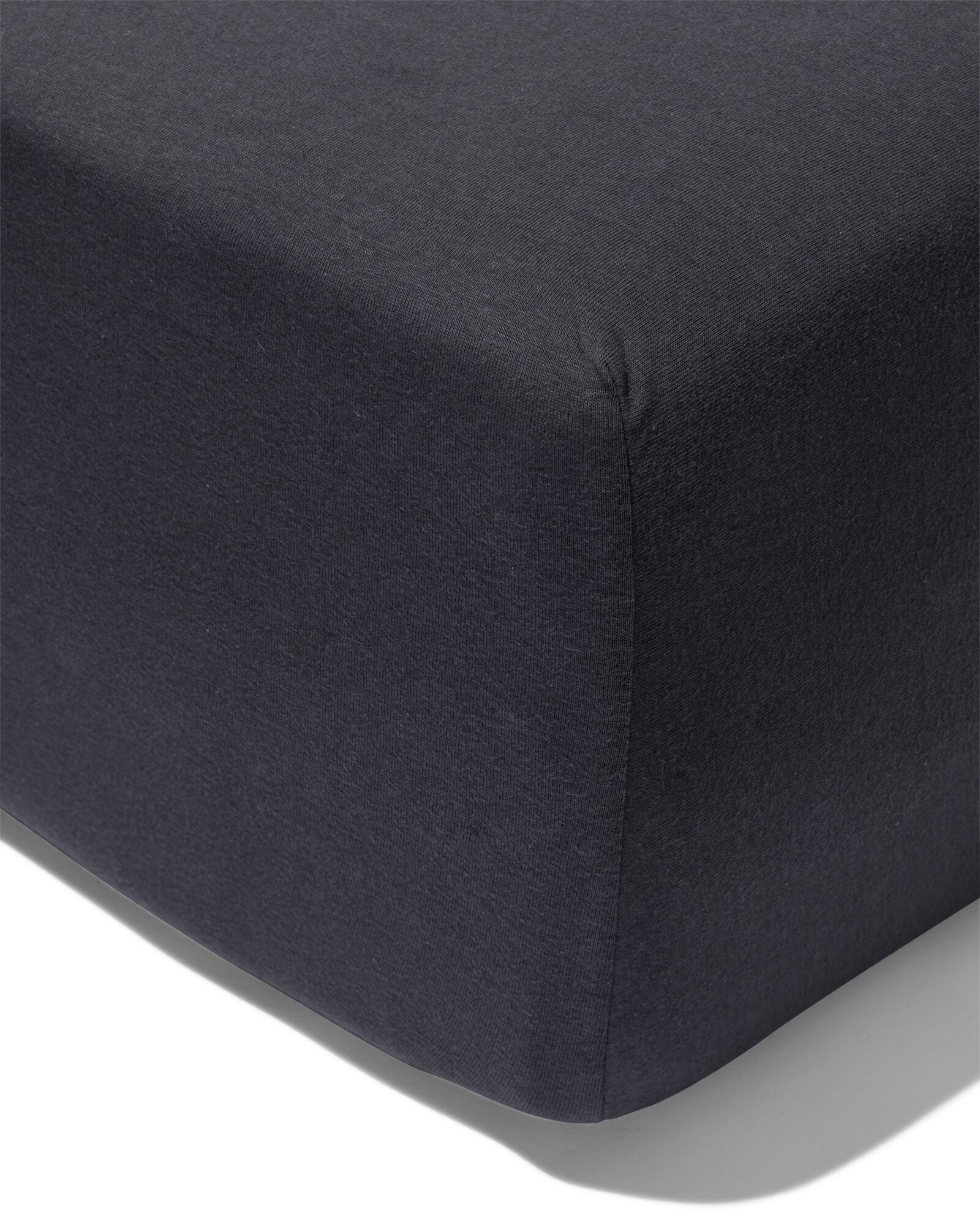 boxspring hoeslaken jersey 140x200 donkergrijs - 5180064 - HEMA