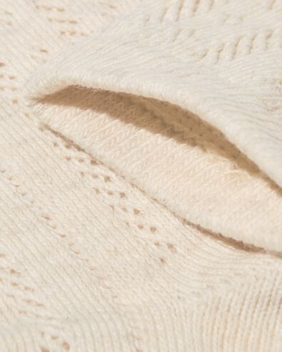 chaussettes pour femmes ajour&eacute;es  beige beige - 4280845BEIGE - HEMA