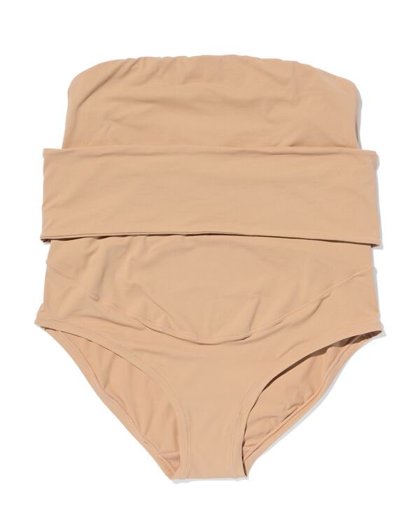 zwangerschapsslip hoge taille beige beige - 21500681BEIGE - HEMA