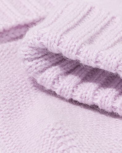 chaussettes b&eacute;b&eacute; tricot&eacute;es laine sans couture lilas lilas - 4731140LILAC - HEMA