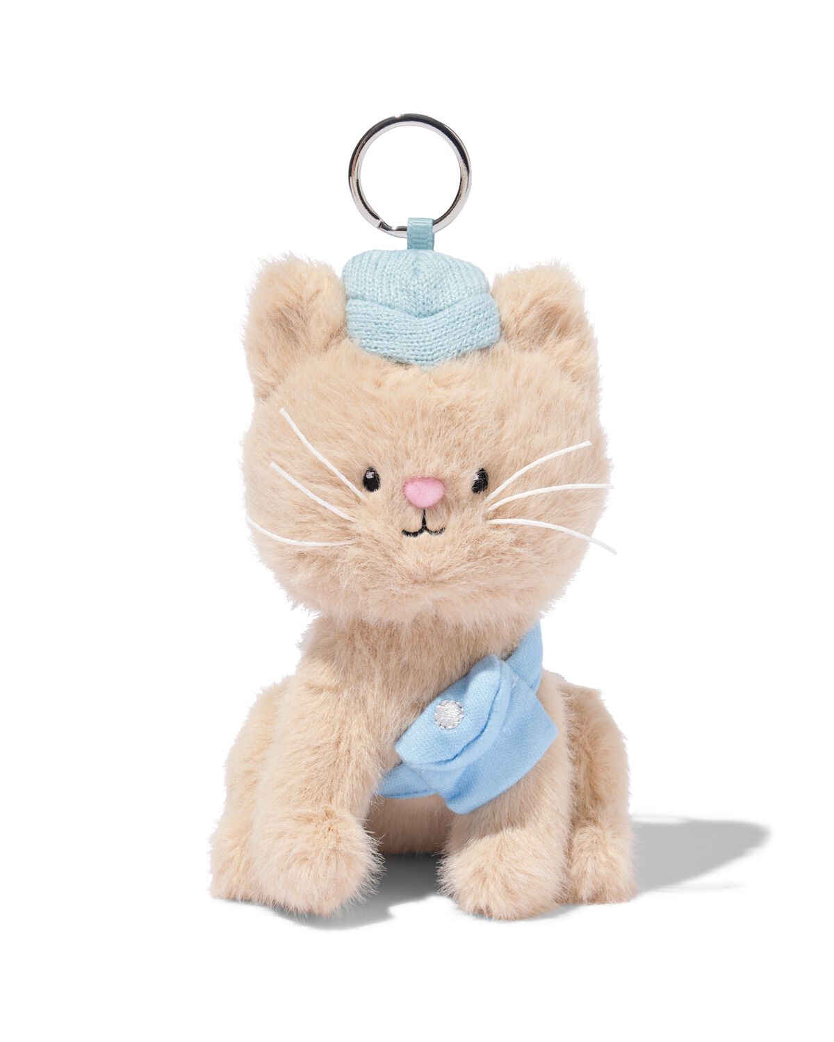Porte-clés ou porte-clefs chat Persan en étain
