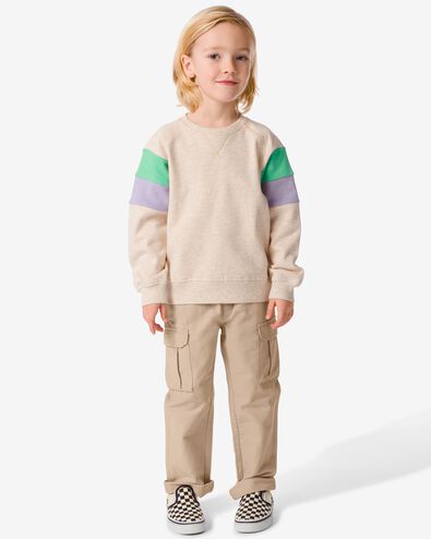 pantalon cargo enfant marron 110/116 - 30776525 - HEMA