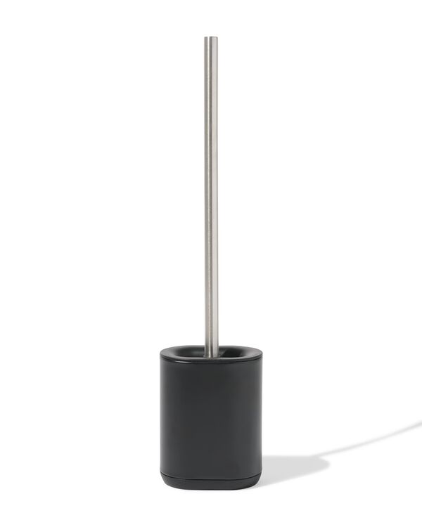 toiletborstel siliconen zwart - 80330065 - HEMA
