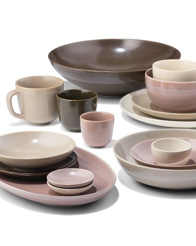 schaaltje &Oslash;8cm Puur aardewerk taupe - 9650138 - HEMA