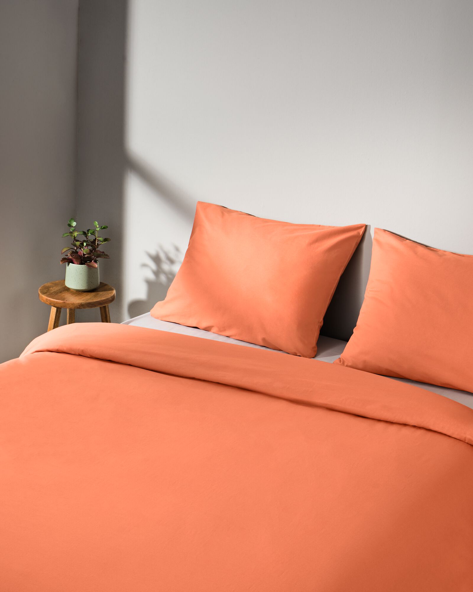 housse de couette 240x200/220 coton doux sunburn - 5750084 - HEMA