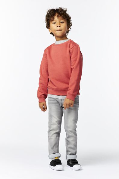 Kinder-Sweatshirt terrakotta - 1000025562 - HEMA