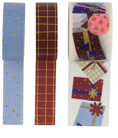 washi tape cadeautjes - 3 stuks - 14700513 - HEMA