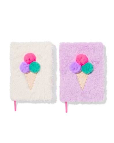 notitieboek A5 fluffy gelinieerd - 14144406 - HEMA