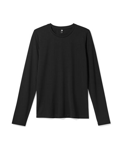 dames T-shirt Lona jersey zwart zwart - 36206570BLACK - HEMA