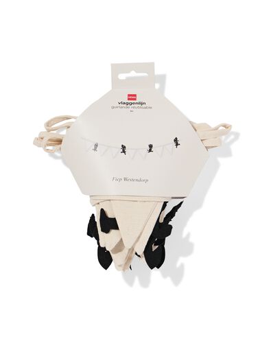 guirlande de fanions Takkie et Siepie 5m tissu - 14250408 - HEMA