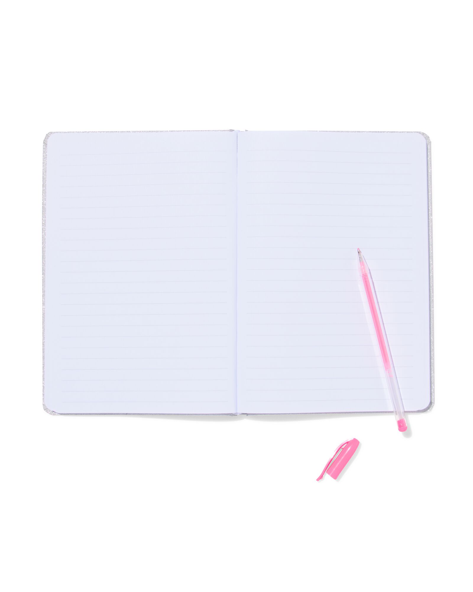 carnet A5 lign&eacute; paillettes - 14100364 - HEMA