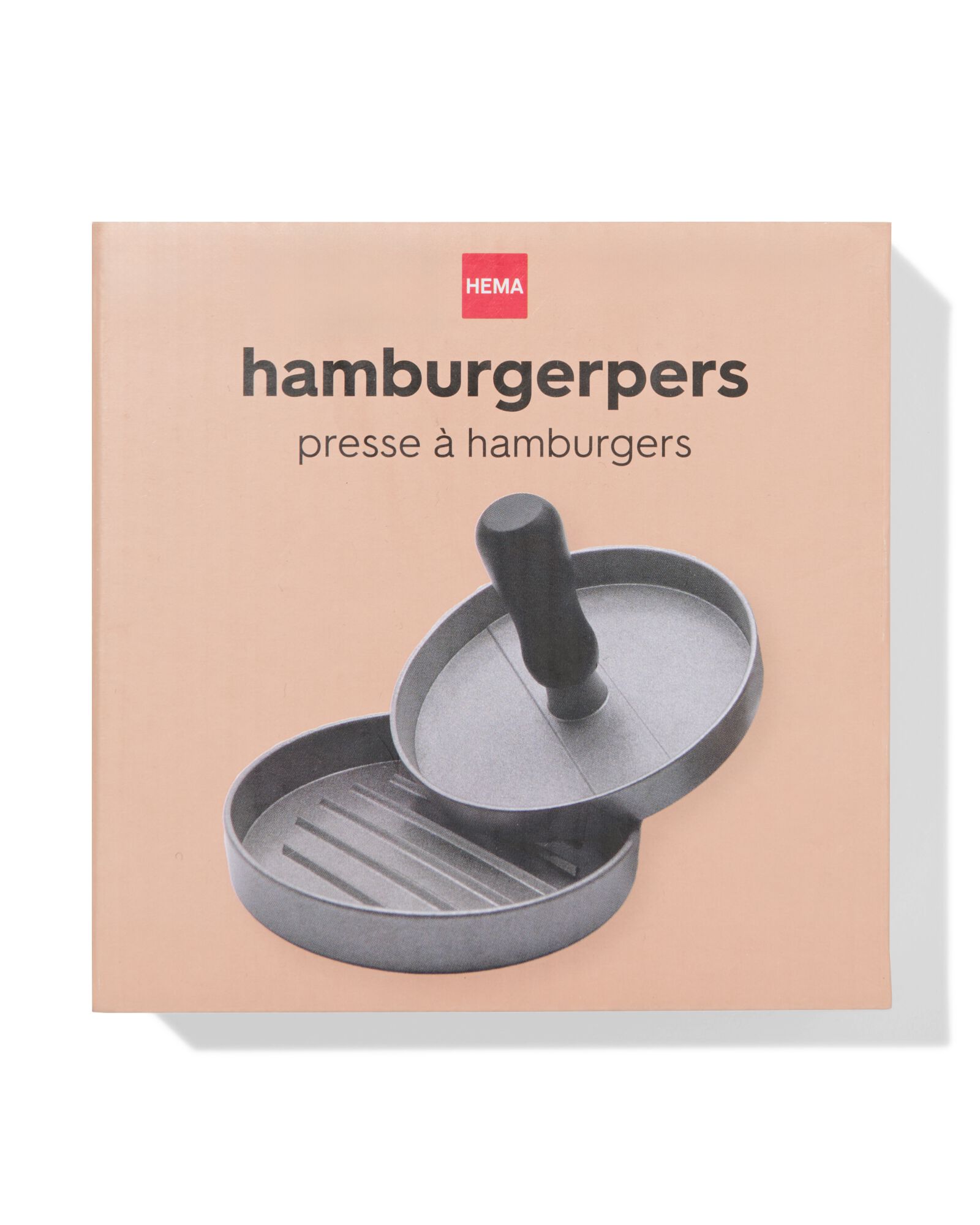 hamburgerpers ⌀12.5cm bbq - 41800263 - HEMA